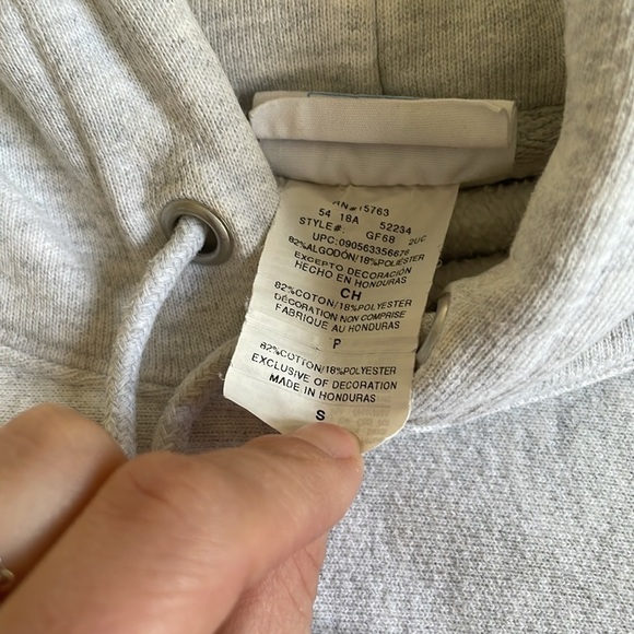Champion Reverse Weave Classic Heather Gray Chunky Hoodie - Picture 7 of 7